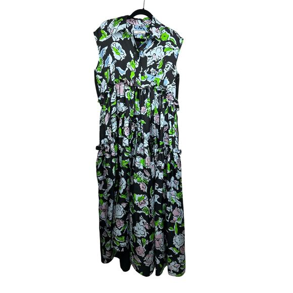 Brogger Ella Gown Silk Floral Maxi Dress Size XS - Picture 13 of 16